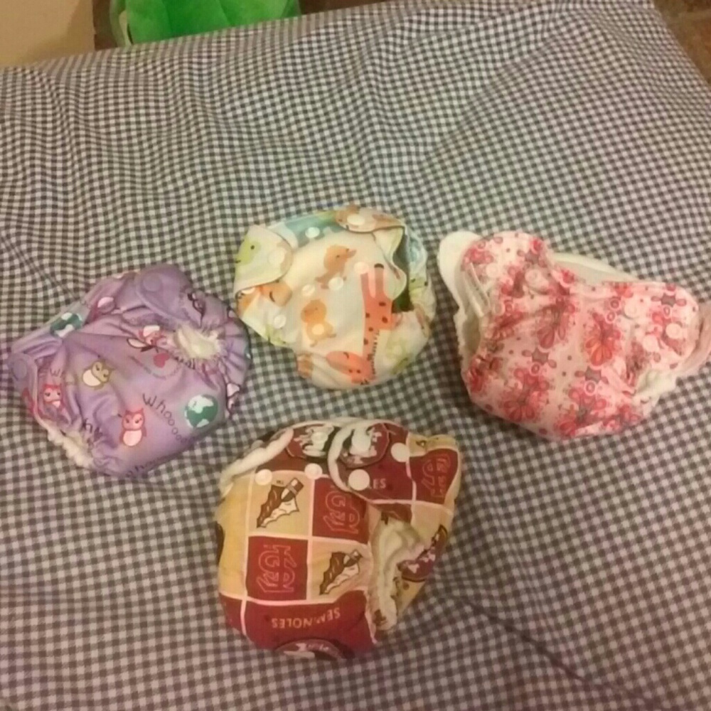 New infant washable diapers never used